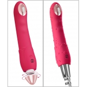 Малиновая насадка на душ с вибрацией Showers to orgasm - 20,1 см. - Orion - купить с доставкой в Подольске