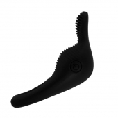 Чёрное эрекционное виброкольцо Thimble - Baile - в Подольске купить с доставкой