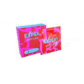 Презервативы с разогревающим эффектом Expert Hot Love - 3 шт. - Expert - купить с доставкой в Подольске