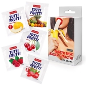 Набор из 5 саше съедобных смазок Tutti-Frutti - Биоритм - купить с доставкой в Подольске