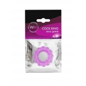 Лиловое эрекционное кольцо с 2 рядами стимулирующих шариков - Erowoman-Eroman - в Подольске купить с доставкой