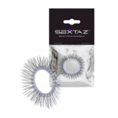 Круглое эрекционное кольцо с «ресничками» - Sextaz - в Подольске купить с доставкой