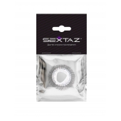 Эластичное эрекционное кольцо с длинными черными «ресничками» - Sextaz - в Подольске купить с доставкой