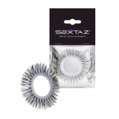 Круглое эрекционное кольцо с длинными «ресничками» - Sextaz - в Подольске купить с доставкой