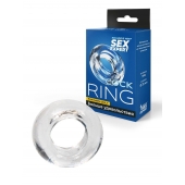 Прозрачное эрекционное кольцо-бублик - Sex Expert - в Подольске купить с доставкой