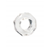 Прозрачное эрекционное кольцо в форме гайки - Sex Expert - в Подольске купить с доставкой