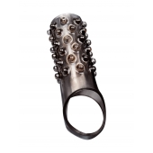 Дымчатая насадка на пенис с выпуклостями - 12 см. - Sex Expert - в Подольске купить с доставкой