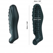 Серая силиконовая насадка на пенис с подхватом Manwan Ryzer - Manwan - в Подольске купить с доставкой