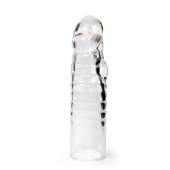 Прозрачная закрытая насадка на член - 15 см. - Sex Expert - в Подольске купить с доставкой