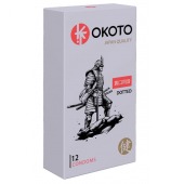 Точечные презервативы OKOTO Dotted - 12 шт. - Sitabella - купить с доставкой в Подольске