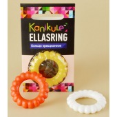Цветное рельефное эрекционное кольцо Ellasring - Sitabella - в Подольске купить с доставкой