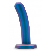 Синяя насадка с гладкой поверхностью Surrender 5.75 Inch Intermediate Pegging Dildo - 14,6 см. - Blush Novelties - купить с доставкой в Подольске
