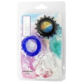 Набор из 3 эрекционных колец разного цвета и рельефа - Boys of Toys - в Подольске купить с доставкой