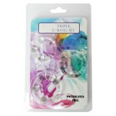 Набор из 3 эрекционных прозрачных колец - Boys of Toys - в Подольске купить с доставкой