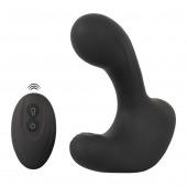 Черная анальная вибропробка с функцией расширения RC Butt Plug with 3 functions - Orion - в Подольске купить с доставкой