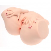 Телесный мастурбатор-полуторс Barbie - Naked Factory - в Подольске купить с доставкой