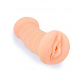 Телесный двусторонний мастурбатор с вибропулей и эрекционными кольцами в комплекте - Sexy Girl - в Подольске купить с доставкой