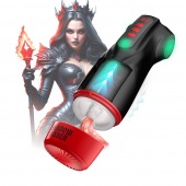 Интерактивный мастурбатор Raven с вакуумом, вибрацией и подсветкой - Shots Media BV - в Подольске купить с доставкой