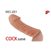 Насадка фаллического вида с венками - 14,7 см. - KOKOS - в Подольске купить с доставкой