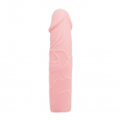 Удлиняющая насадка на пенис телесного цвета - 18 см. - Baile - в Подольске купить с доставкой