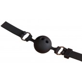 Малый силиконовый кляп-шар на ремешках - Orion - купить с доставкой в Подольске