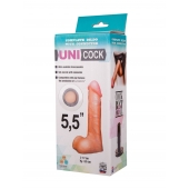 Фаллическая насадка Харнесс UNICOCK 5,5  - 17 см. - LOVETOY (А-Полимер) - купить с доставкой в Подольске