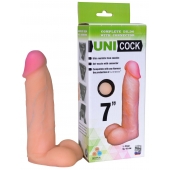 Фаллическая насадка Харнесс UNICOCK 7  - 19 см. - LOVETOY (А-Полимер) - купить с доставкой в Подольске