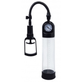 Чёрная вакуумная помпа A-toys с манометром и прозрачной колбой - A-toys - в Подольске купить с доставкой