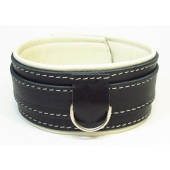 Ошейник со светлым подкладом - БДСМ Арсенал - купить с доставкой в Подольске