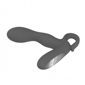 Чёрный вибростимулятор простаты Barrack - Baile - в Подольске купить с доставкой