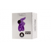 Эрекционное кольцо с подхватом мошонки и стимуляцией клитора Bullet Lastic Ring - Adrien Lastic - в Подольске купить с доставкой