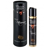 Массажное масло с ароматом шоколада Huile de Massage Gourmande Chocolat - 59 мл. - Plaisir Secret - купить с доставкой в Подольске