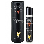 Массажное масло с ароматом пина колады Huile de Massage Gourmande Pina Colada - 59 мл. - Plaisir Secret - купить с доставкой в Подольске