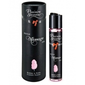 Массажное масло с ароматом сладкой ваты Huile de Massage Gourmande Barbe à Papa - 59 мл. - Plaisir Secret - купить с доставкой в Подольске