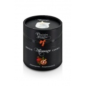 Массажная свеча с ароматом граната Bougie de Massage Gourmande Grenadine - 80 мл. - Plaisir Secret - купить с доставкой в Подольске