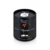 Массажная свеча с ароматом кокоса Bougie de Massage Gourmande Coco - 80 мл. - Plaisir Secret - купить с доставкой в Подольске