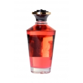 Массажное интимное масло с ароматом клубничного вина - 100 мл. - Shunga - купить с доставкой в Подольске