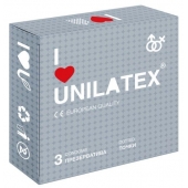 Презервативы с точками Unilatex Dotted - 3 шт. - Unilatex - купить с доставкой в Подольске