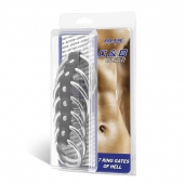 Хомут на пенис из 7 колец 7 Ring Gates Of Hell - BlueLine - купить с доставкой в Подольске