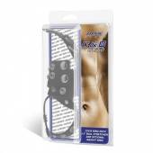 Утяжка на пенис и мошонку Cock Ring With 1.5  Ball Stretcher And Optional Weight Ring - BlueLine - купить с доставкой в Подольске