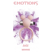 Розовое эрекционное виброколечко Emotions Minnie Light pink - Lola Games - в Подольске купить с доставкой
