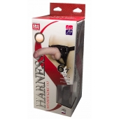 Универсальный пояс премиум класса (S) с 2 насадками - LOVETOY (А-Полимер) - купить с доставкой в Подольске