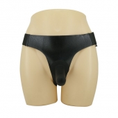 Страпон на эластичных ремнях Ultra Harness Les Dildo - 15 см. - Baile - купить с доставкой в Подольске