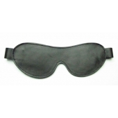 Маска на глаза из гладкой кожи - БДСМ Арсенал - купить с доставкой в Подольске