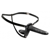 Женский страпон с вагинальной пробкой Double Penetrix Strap-on - 15 см. - Pipedream - купить с доставкой в Подольске