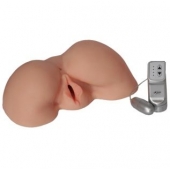 Телесная вибровагина из киберкожи с выносным пультом - LOVETOY (А-Полимер) - в Подольске купить с доставкой