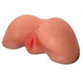 Телесная вибровагина из киберкожи с выносным пультом - LOVETOY (А-Полимер) - в Подольске купить с доставкой