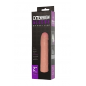 Насадка-удлинитель Extension sleeve телесного цвета - 18,5 см. - Sitabella - в Подольске купить с доставкой