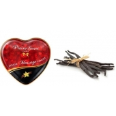 Массажная свеча с ароматом ванили Bougie Massage Candle - 35 мл. - Plaisir Secret - купить с доставкой в Подольске