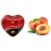 Массажная свеча с ароматом персика Bougie Massage Candle - 35 мл. - Plaisir Secret - купить с доставкой в Подольске